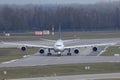 Four engine plane in Munich Airport, MUC