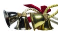 Four exotic christmas bells Royalty Free Stock Photo