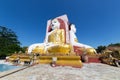 Four Faces of Buddha, Kyaikpun Buddha, Bago, Myanmar. Royalty Free Stock Photo