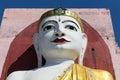 Four Faces of Buddha, Kyaikpun Buddha, Bago, Myanmar. Royalty Free Stock Photo