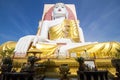 Four Faces of Buddha at Kyaikpun Buddha, Bago, Myanmar Royalty Free Stock Photo
