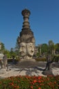 Four faces buddha statue in hindu style, thai temple thailand Royalty Free Stock Photo