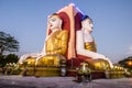 Four Faces of Buddha statue in Myanmar Royalty Free Stock Photo