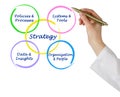 Factors determining strategy of development