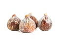 Four figs on a white background