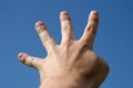 Four fingers Royalty Free Stock Photo