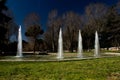 Four fountais at the Park