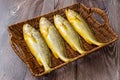 Four fresh sea fish Royalty Free Stock Photo