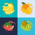 four fruits splash