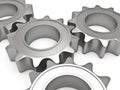 Four gears Royalty Free Stock Photo