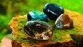 four gemstones for lucky pocket