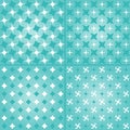 Four geometric abstract patterns set Royalty Free Stock Photo