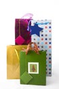 Four gift bags Royalty Free Stock Photo