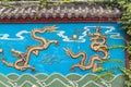 Four-Gilding dragon wall