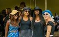 Four girls smiling for the camera