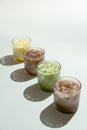 Iced Drinks Assortment Royalty Free Stock Photo