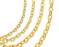 Four gold chains