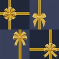 four golden bows icons