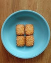 Four Homemade Sugary Biscuits