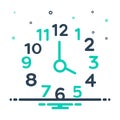 Mix icon for Four, timer and clock