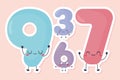 four kawaii numbers