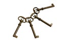 Four keys Royalty Free Stock Photo