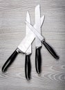 Four kitchen knifes