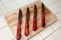 Four Knives Royalty Free Stock Photo