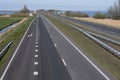 Four lane highway in the Netherlands Royalty Free Stock Photo