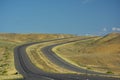 Four lane US Highway 50 in Colorado on a Sunny Day