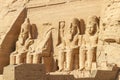 Four large statues of Ramses II at Abu Simbel