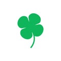 Four leaf clover icon vector, St Patricks day vector Royalty Free Stock Photo