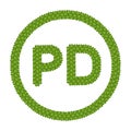 A Four Leaf Clover of Public Domain Sign