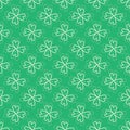 Four -leaf clover seamless vector pattern background.