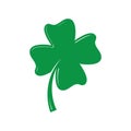 four-leaf clover. Vector illustration decorative background design Royalty Free Stock Photo