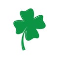 four-leaf clover. Vector illustration decorative design Royalty Free Stock Photo