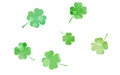 Four leaf clovers Royalty Free Stock Photo