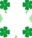 Four Leaf Heart Clover Graphic - Generative AI