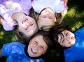 Four little girls Royalty Free Stock Photo