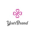 four love logo for fashion brand