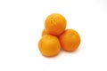 Four mandarines