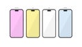 Four mobile phone frames four colors new model year 2022