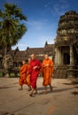 Four Monks in Angkor Wat
