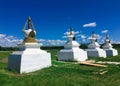 Four Noble Truths Stupas Royalty Free Stock Photo