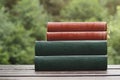 Four old books Royalty Free Stock Photo