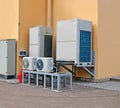 Four outdoor units of air conditioner