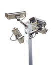 Four outside security cameras.