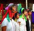 Four Padaung Tribe Ladies