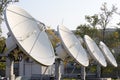 Four parabola antenna Royalty Free Stock Photo