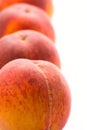 Four peaches Royalty Free Stock Photo